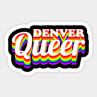 LGBTQ Queer Denver Pride 2022 Sticker